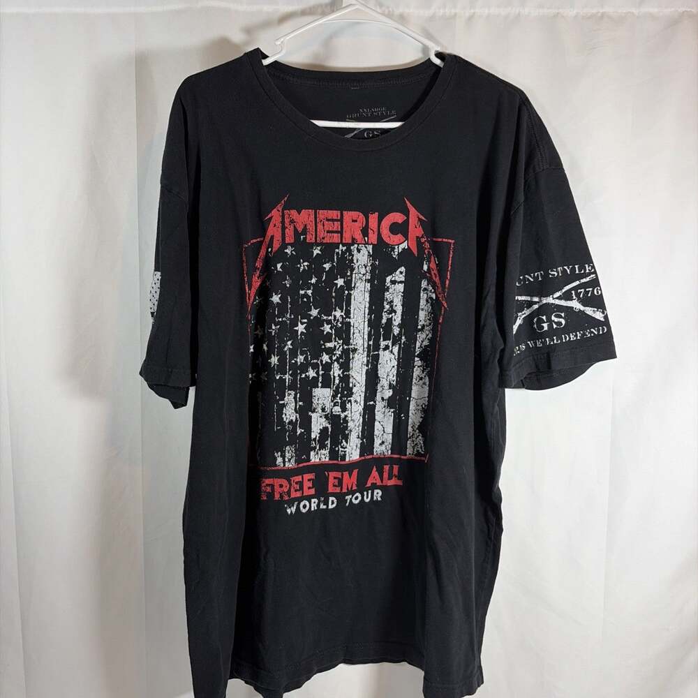 Grunt Style America Free Em All Shirt XXL Metallica Parody Rare Vaulted 2016